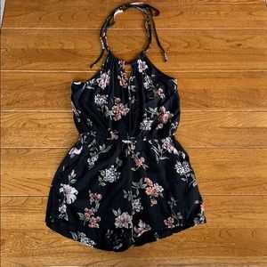 Floral Romper WITH POCKETS